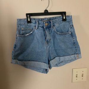 denim shorts